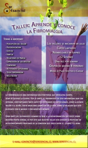 Taller Psicoeducativo Aprende y Conoce la Fibromialgia - Terapeutas de ...