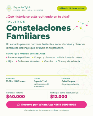 Taller de Constelaciones Familiares- Espacio Tyké