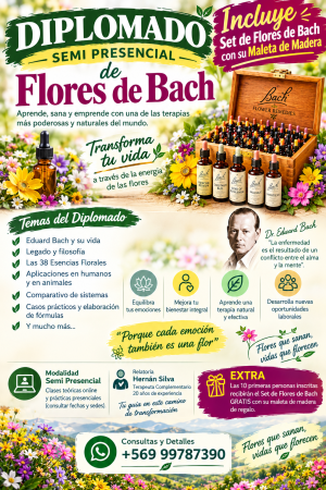 Diplomado Terapia en Flores de Bach